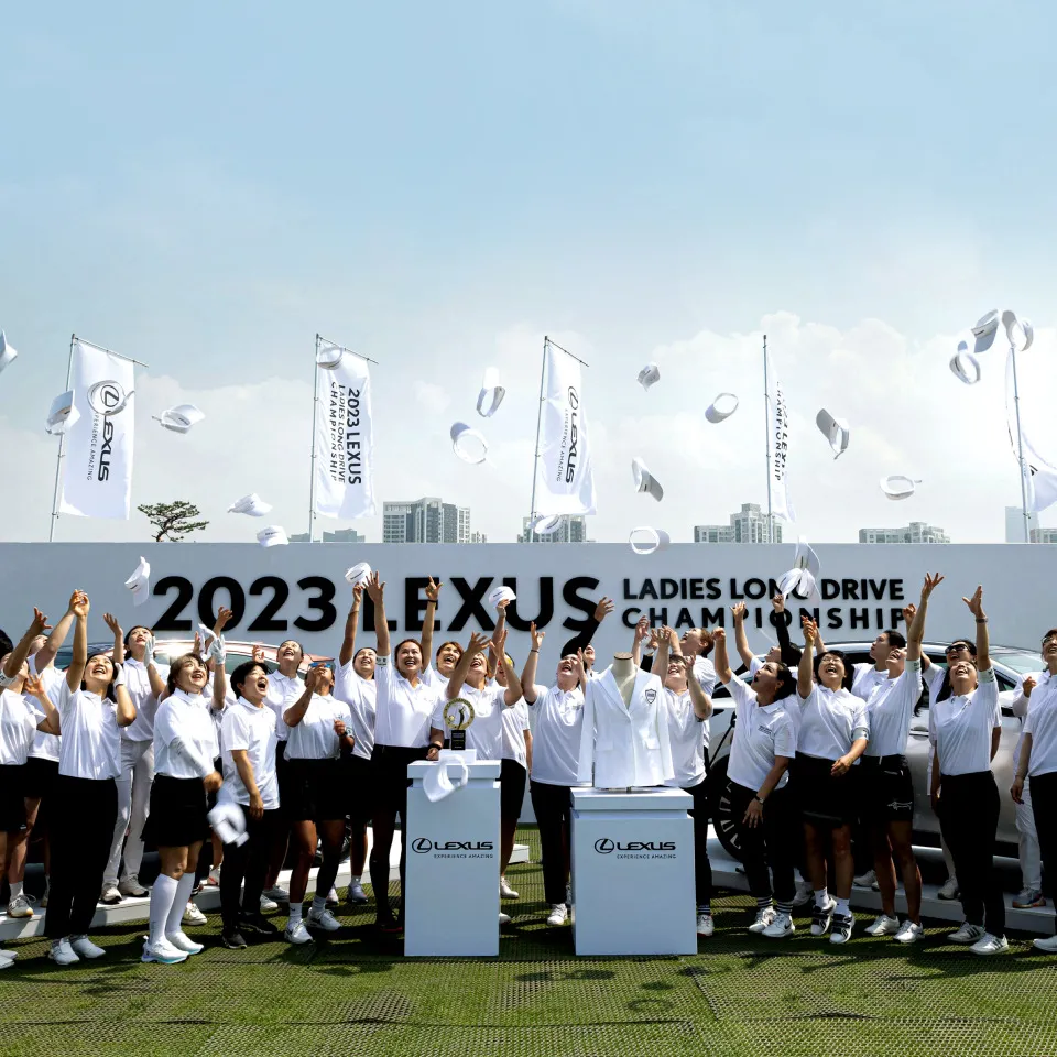 2023 렉서스 여성 장타대회 단체 사진