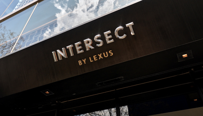 Intersect by lexus building main entrance