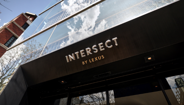 Intersect by lexus building main entrance